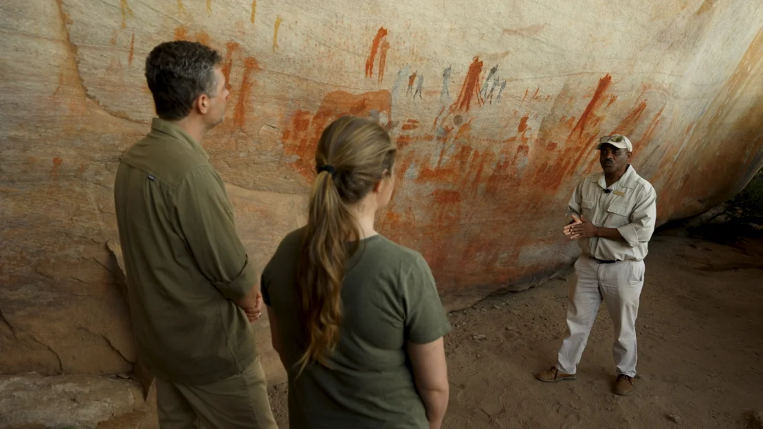 Thabathani Tshaka is working to create awareness of the importance of rock art .
