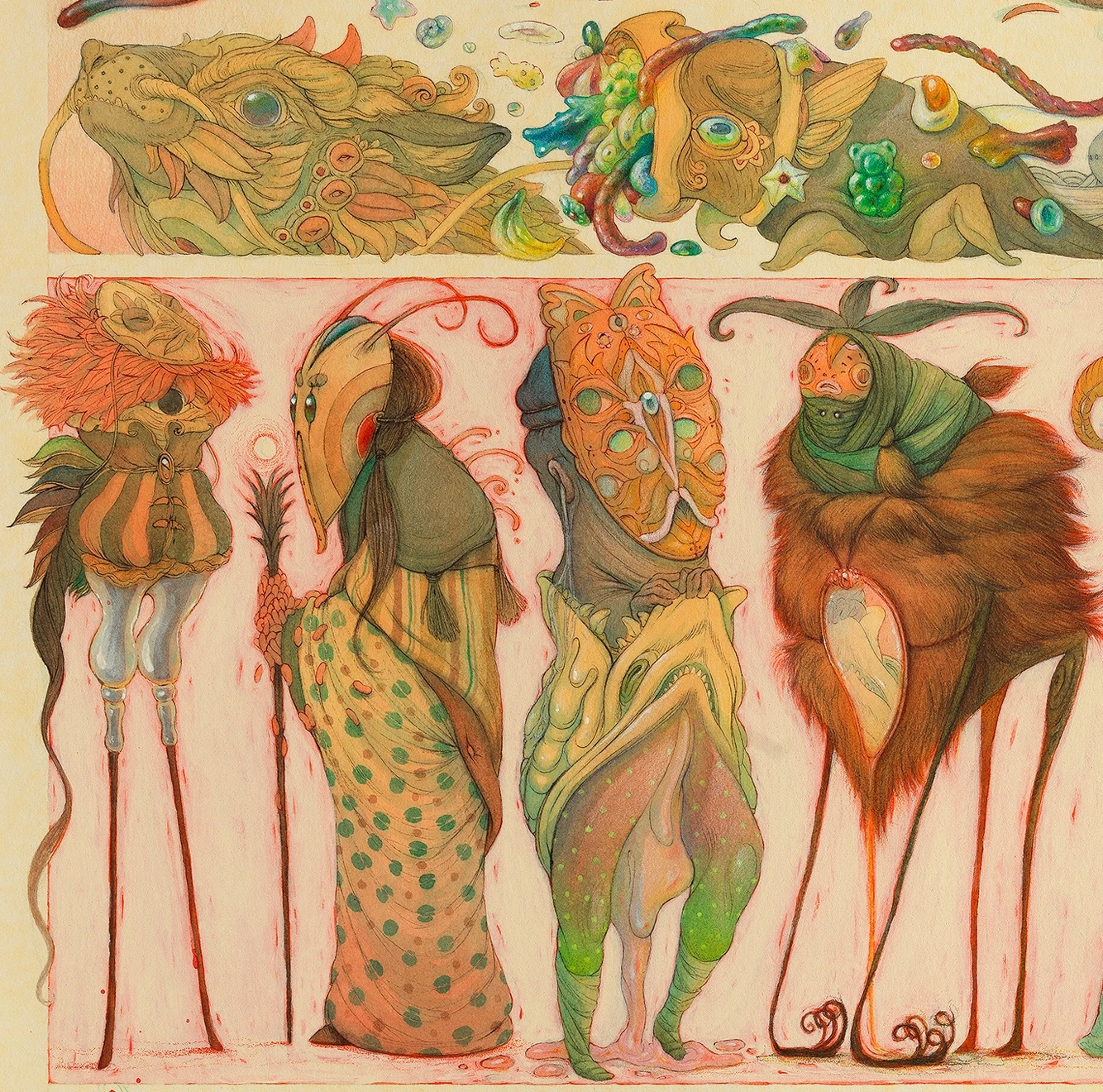 a detail image of fantastic characters