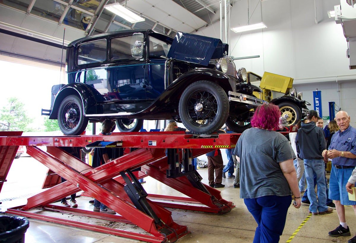 Francis Tuttle Technology Center students get hands on with local Model A vehicles