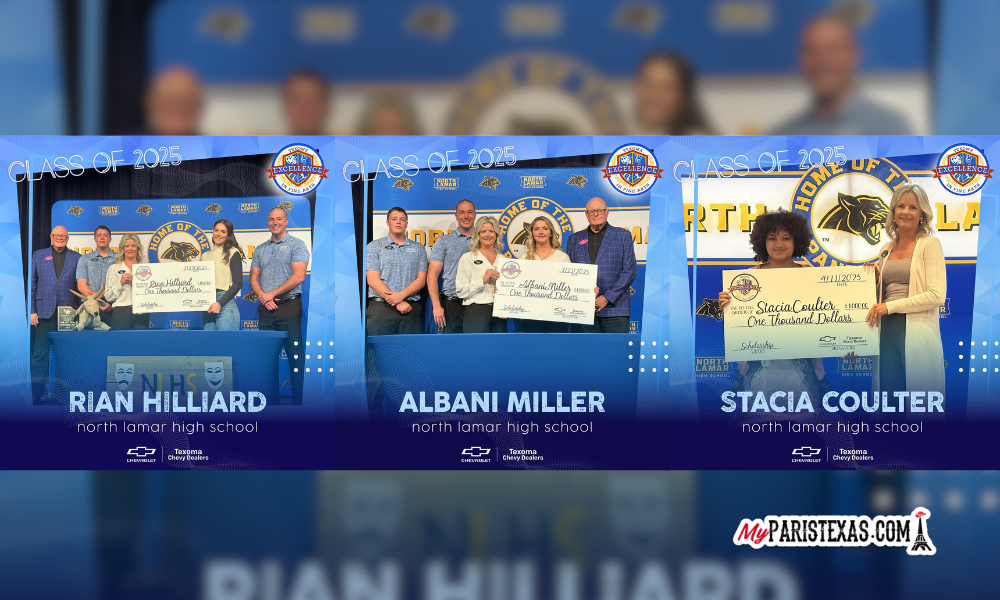Three NLISD students receive Texoma Excellence in Fine Arts scholarships