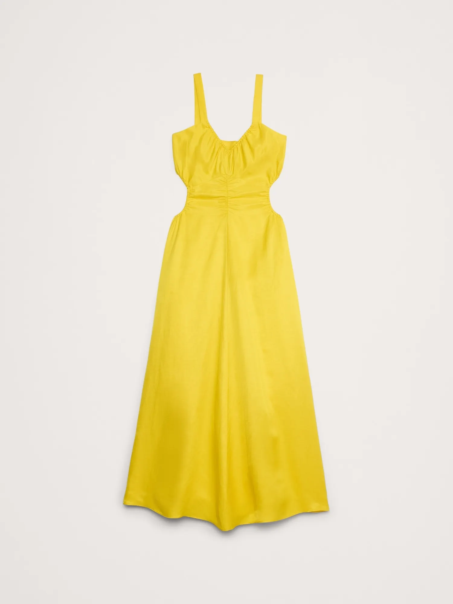 Banana Republic, Viscose Linen Cut-Out Maxi Dress