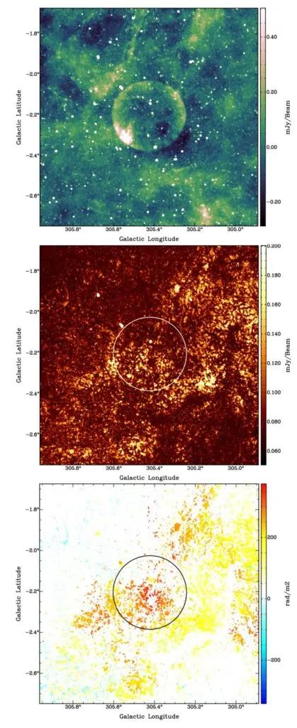 Images of Teleios under different radio spectra