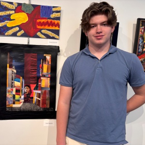 ConVal students display art projects in ‘Greatest Hits’ at Peterborough Town Library