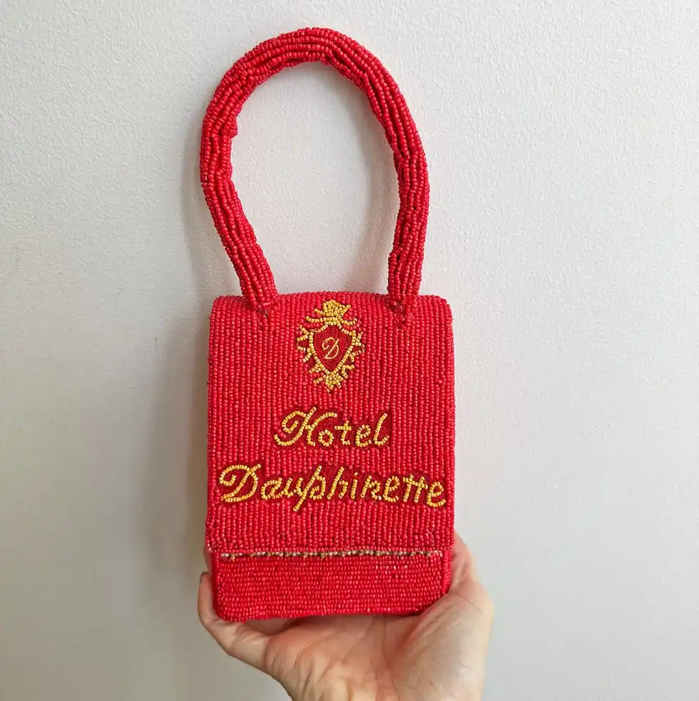 Mini Hand-Beaded Matchbook Bag
