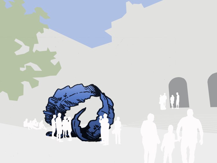 See the new sculpture coming to City Hall Plaza in Portland