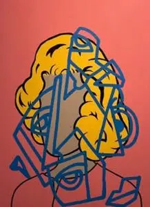 Pop Art Cubism Featuring Marilyn by Allan Creary. Photo courtesy of Arts Garage