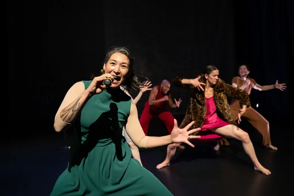 Dancer Suzanne Chi in performance; choreography by Andrea Parson. Chi received $2,000 to help finance a two-week creative research project in Berlin, Germany, with multi-disciplinary artists Olivia Ancona and Scott Jennings, to result in a new performance work. Photo: Jingzi Zhao