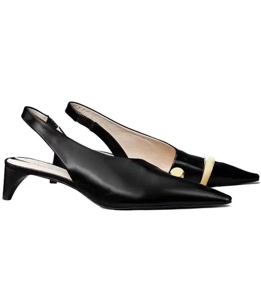 Pierced Slingback Heel