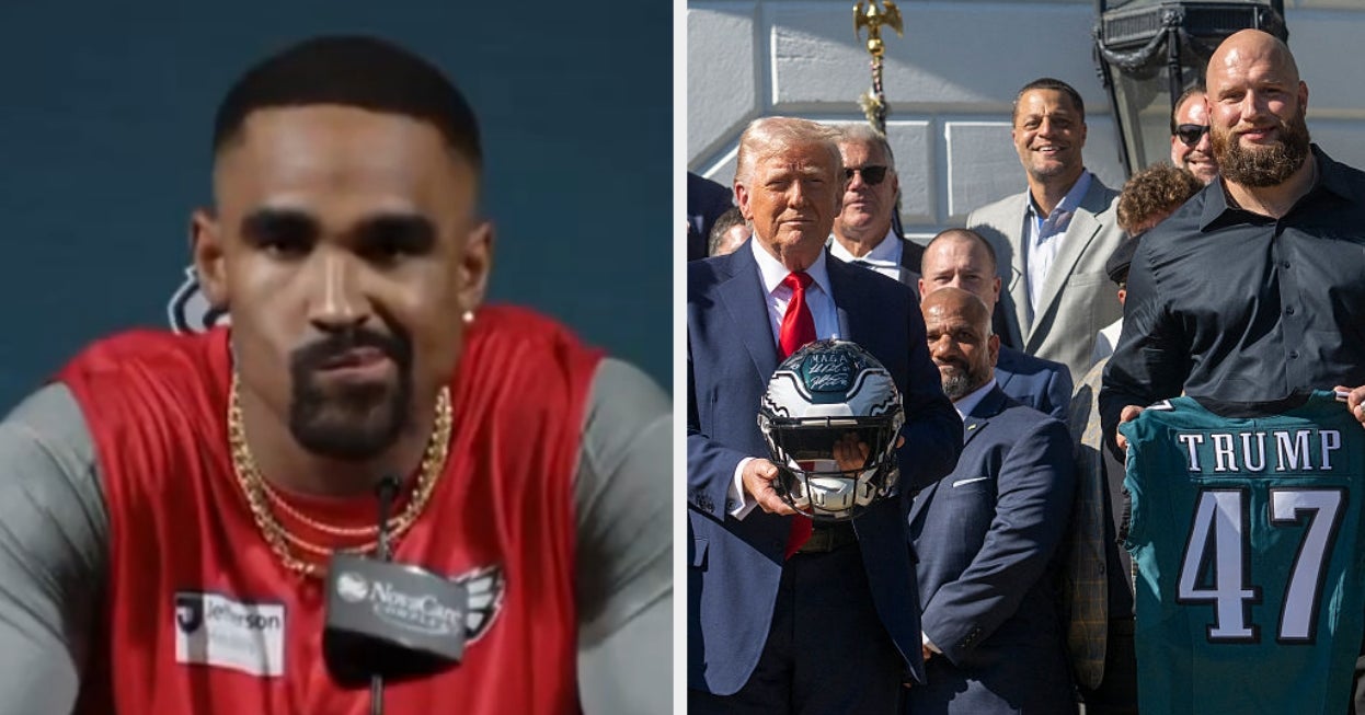 Fans Applaud Jalen Hurts For His Viral — Yet, Candid — Take On Skipping Trump’s White House Visit