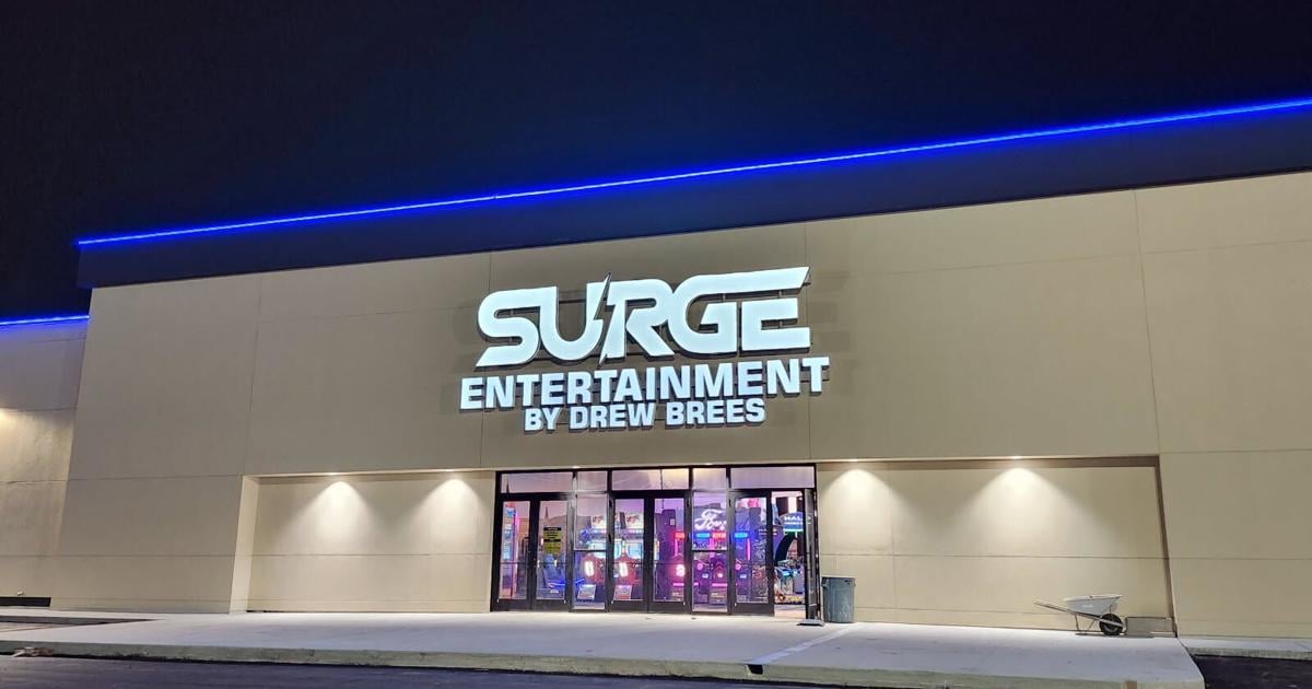 Drew Brees opens Surge Entertainment Center in Metairie hot spot for new businesses