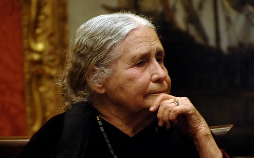 British novelist Doris Lessing