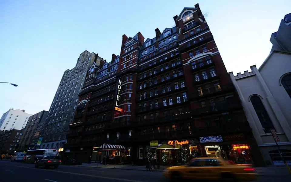 The exterior of the Chelsea Hotel