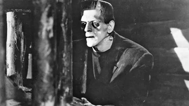 British actor Boris Karloff appears in a scene from the 1931 classic film ''Frankenstein.'' (Courtesy Universal Pictures)
