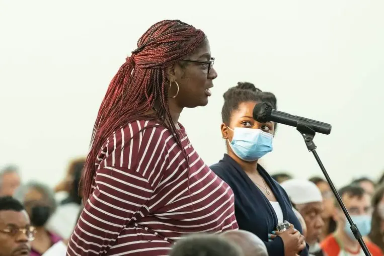Thornton created the impact of art beyond mural survey to gather community feedback on what type of arts investments they would like to see in the neighborhood.
