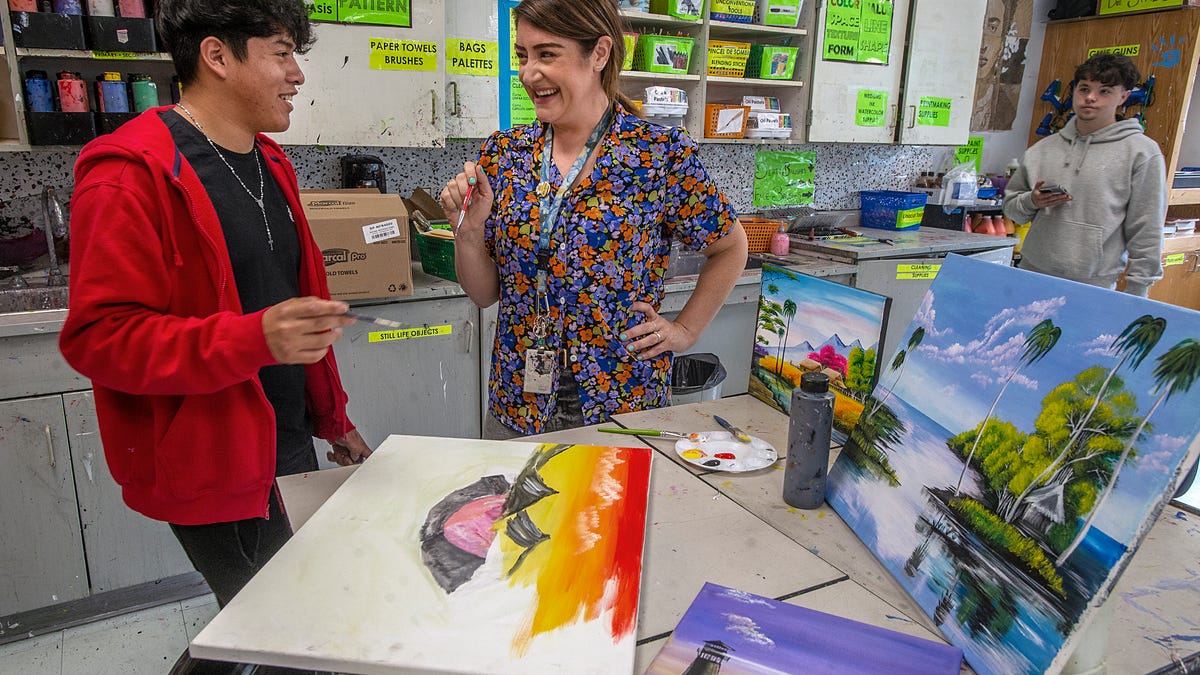 Framingham High School artist’s work is turning heads on the Mass Pike