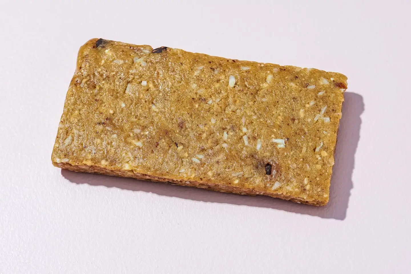GoMacro's coconut, almond butter, and chocolate chip bar. These vegan protein bars contain a lot of nutritious whole-food ingredients.