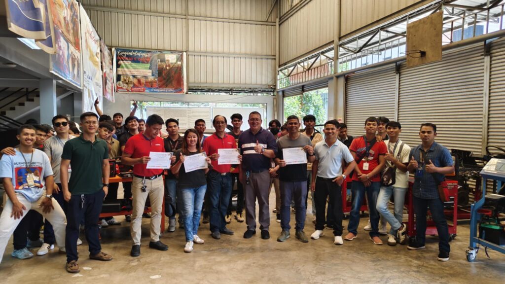 Industrial Tech Company Equips BukSU Automotive Tech with Industry-Standard Training tool and equipment