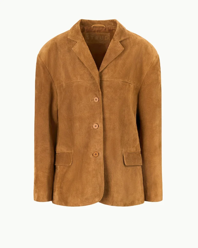 Staud Corrine jacket tan 