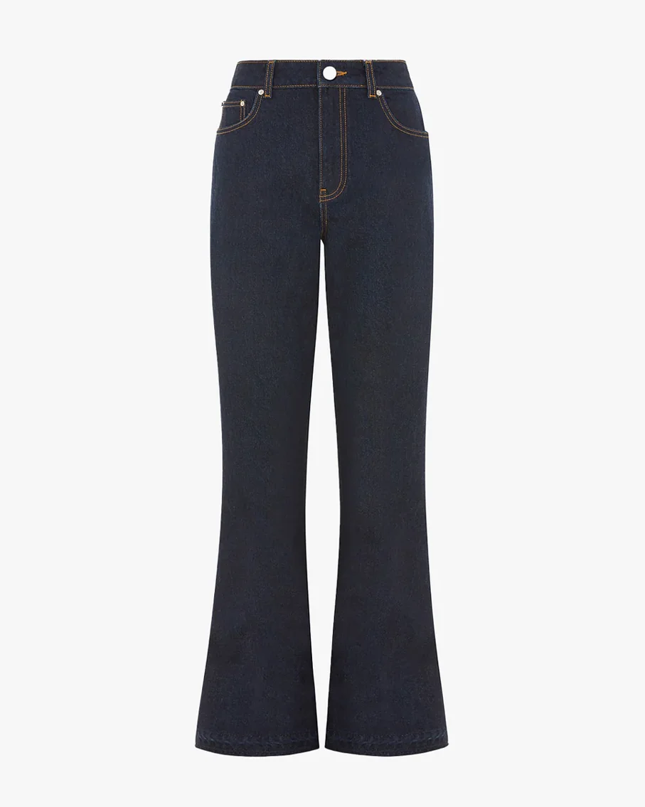 Aligne mid-rise skinny flare jeans