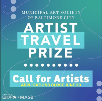 Visual artists can apply for travel prize from Municipal Art Society