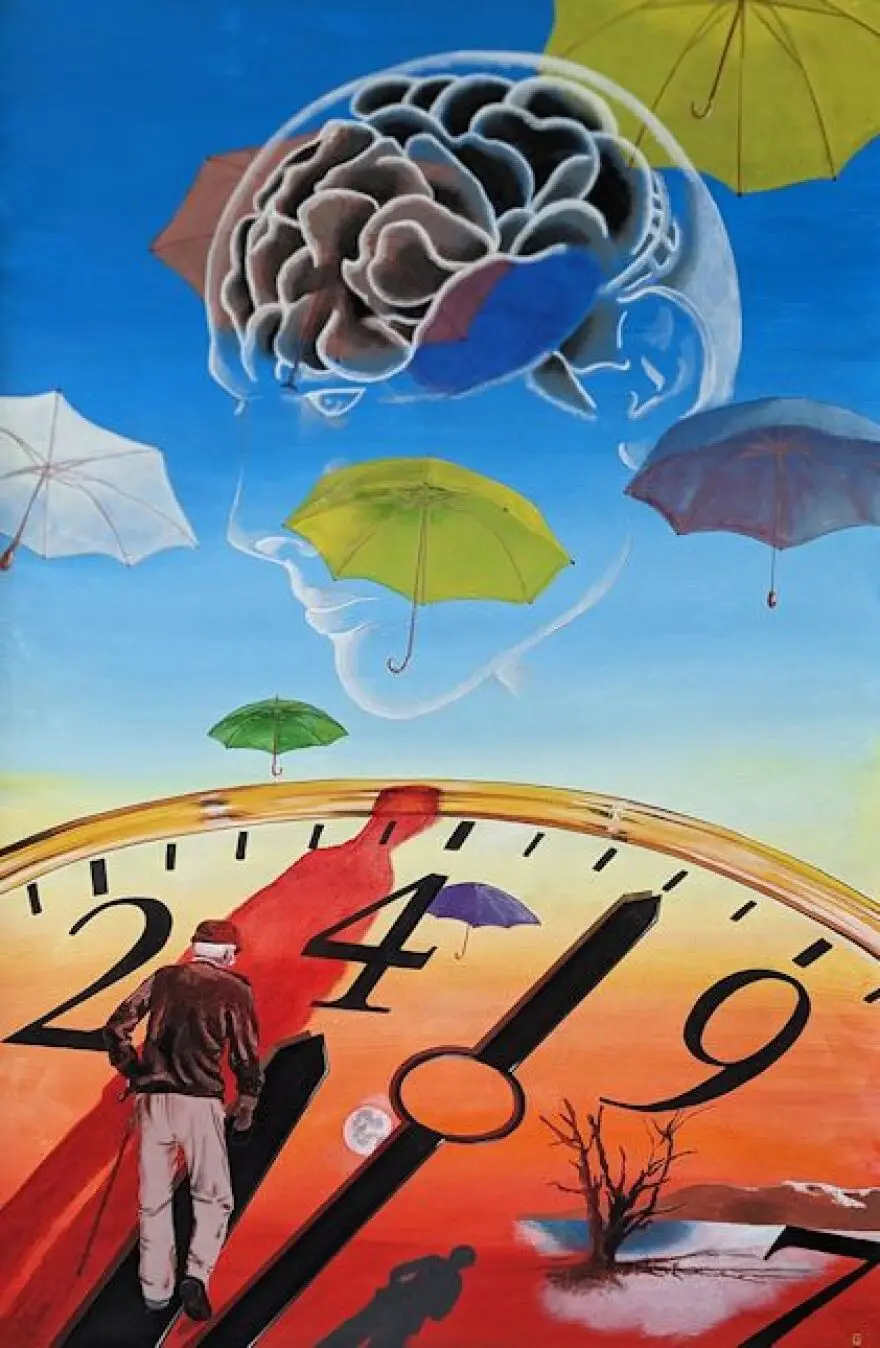 This Gianpaolo Curreri's painting is among the works the Marco Island Center for the Arts is taking over to the Miami Museum of Contemporary Art of the Americas.