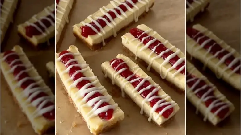 Philadelphia strawberry cheesecake copycat bars