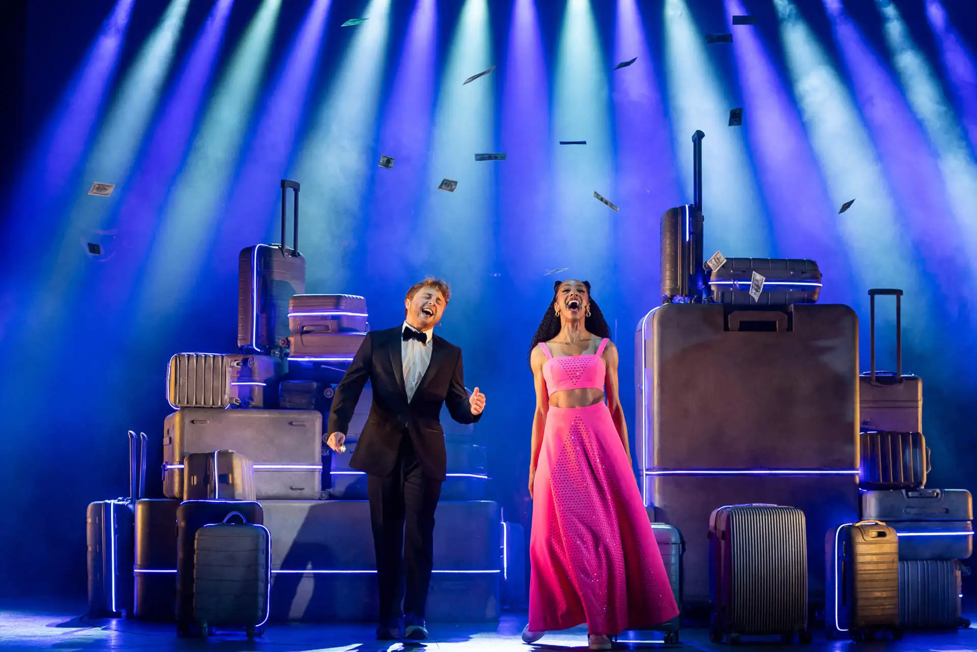Sam Tutty and Christiani Pitts in A.R.T.’s production of "Two Strangers (Carry a Cake Across New York)." (Courtesy Nile Scott Studios and Maggie Hall)