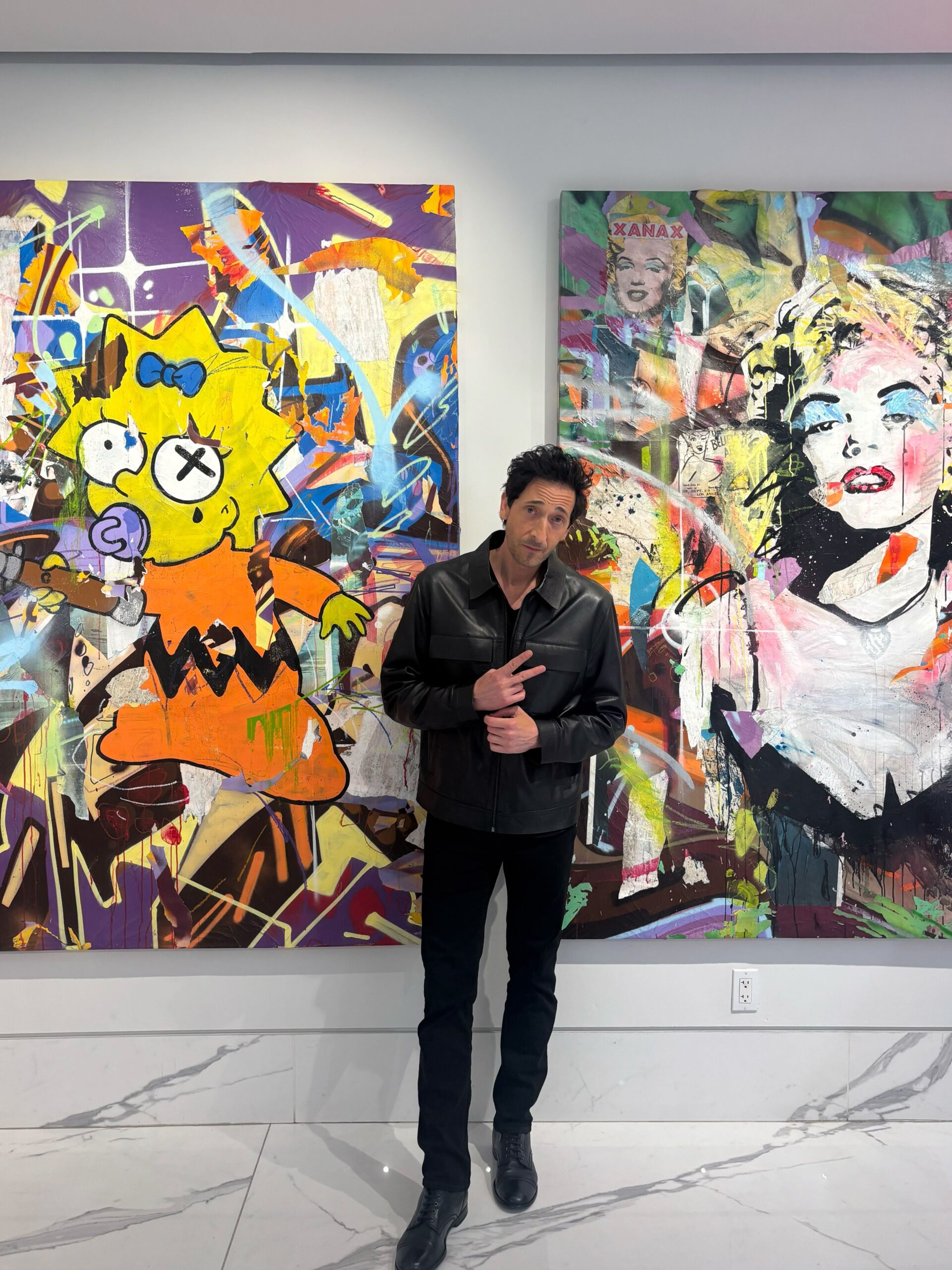 Adrien Brody Wants You to Know He’s Serious About His Art