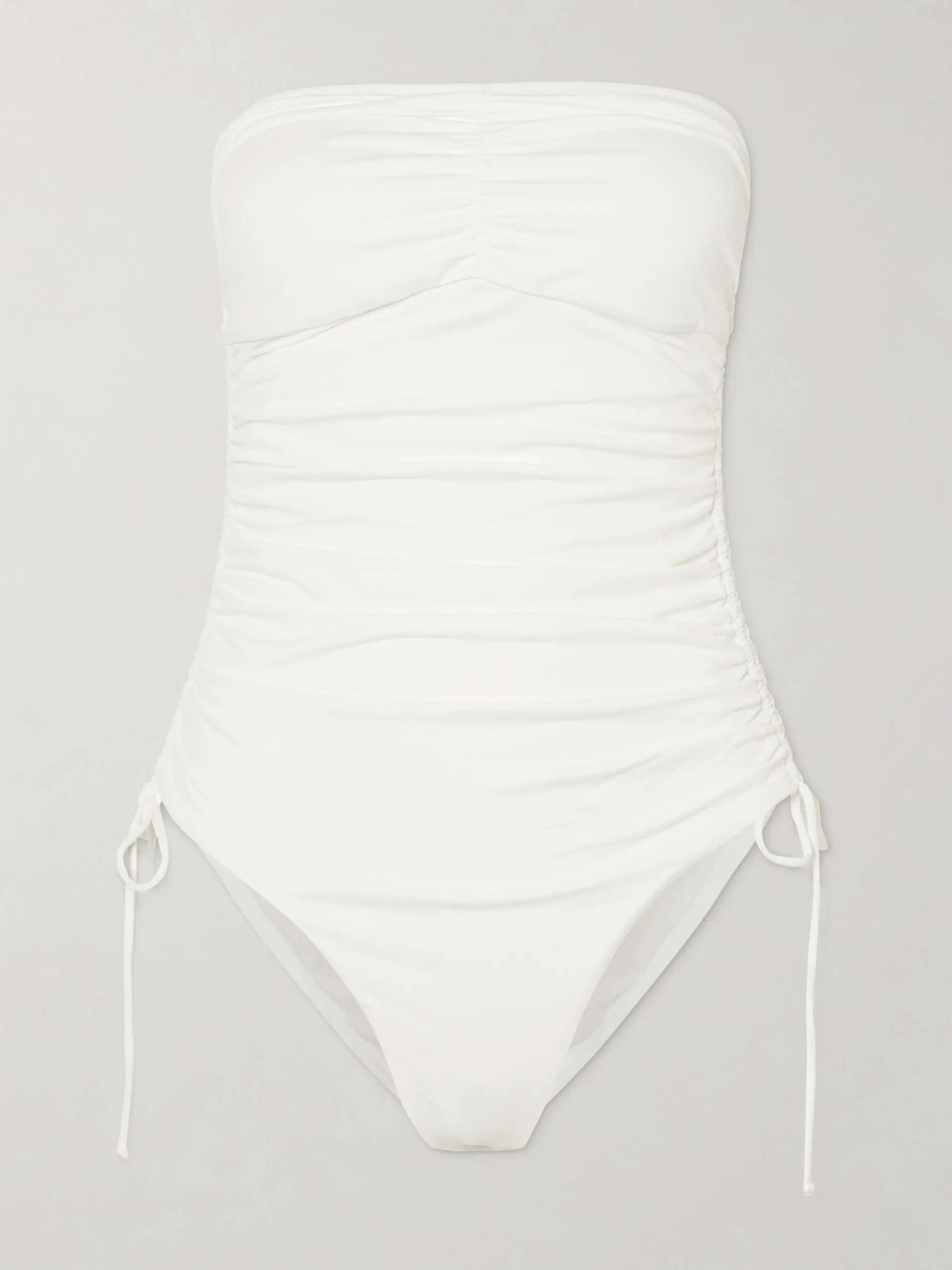 Sydney Strapless Ruched Swimsuit