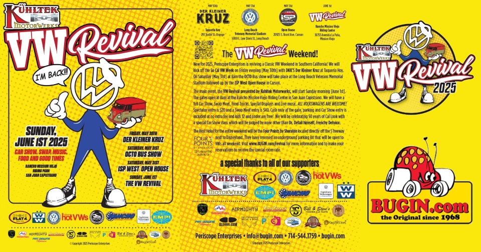 VW Revival Car Show Weekend | 2025 | Orange County, CA