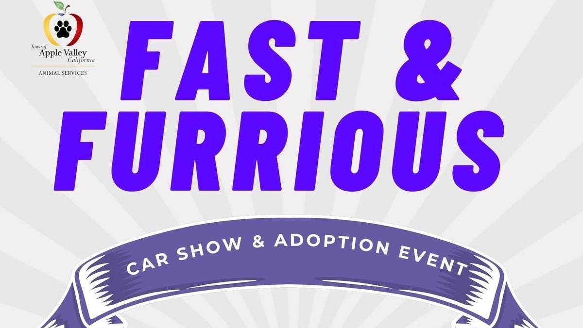 ‘Fast & Furrious’ car show, low-cost pet adoption event coming to Apple Valley this weekend