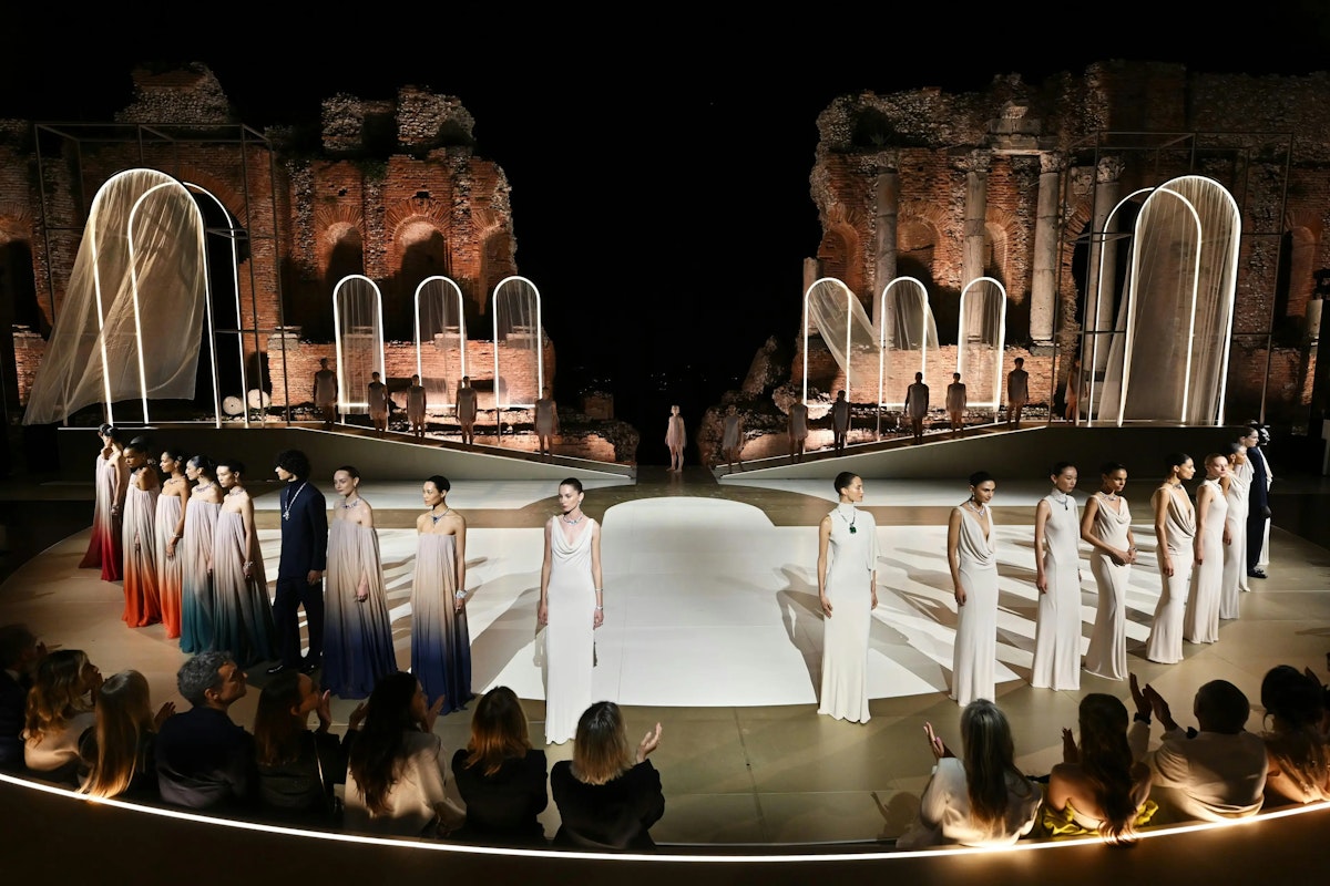 Bulgari Conquers Taormina With Fashion Show Event on the Polychroma Collection