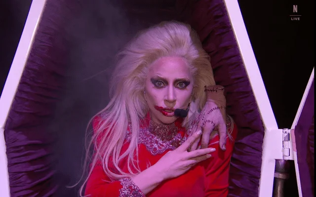 Netflix Lady Gaga performs during Netflix's Tudum
