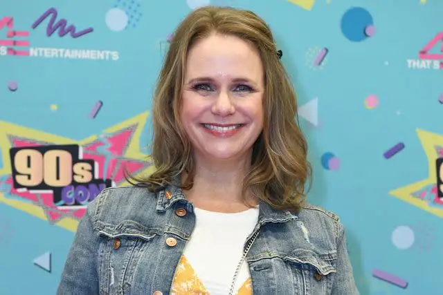 Gerardo Mora/Getty Andrea Barber at the 90s Con in Florida on Sept. 14, 2024