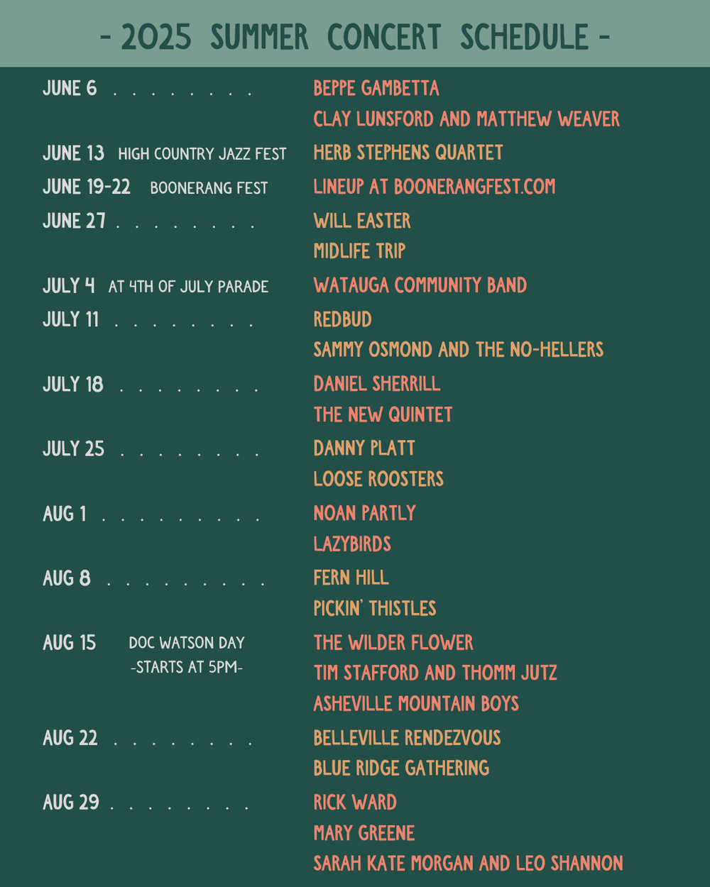 Beppe Gambetta and Clay Lunsford with Matthew Weaver to Open 2025 Summer Concert Series at the Jones House