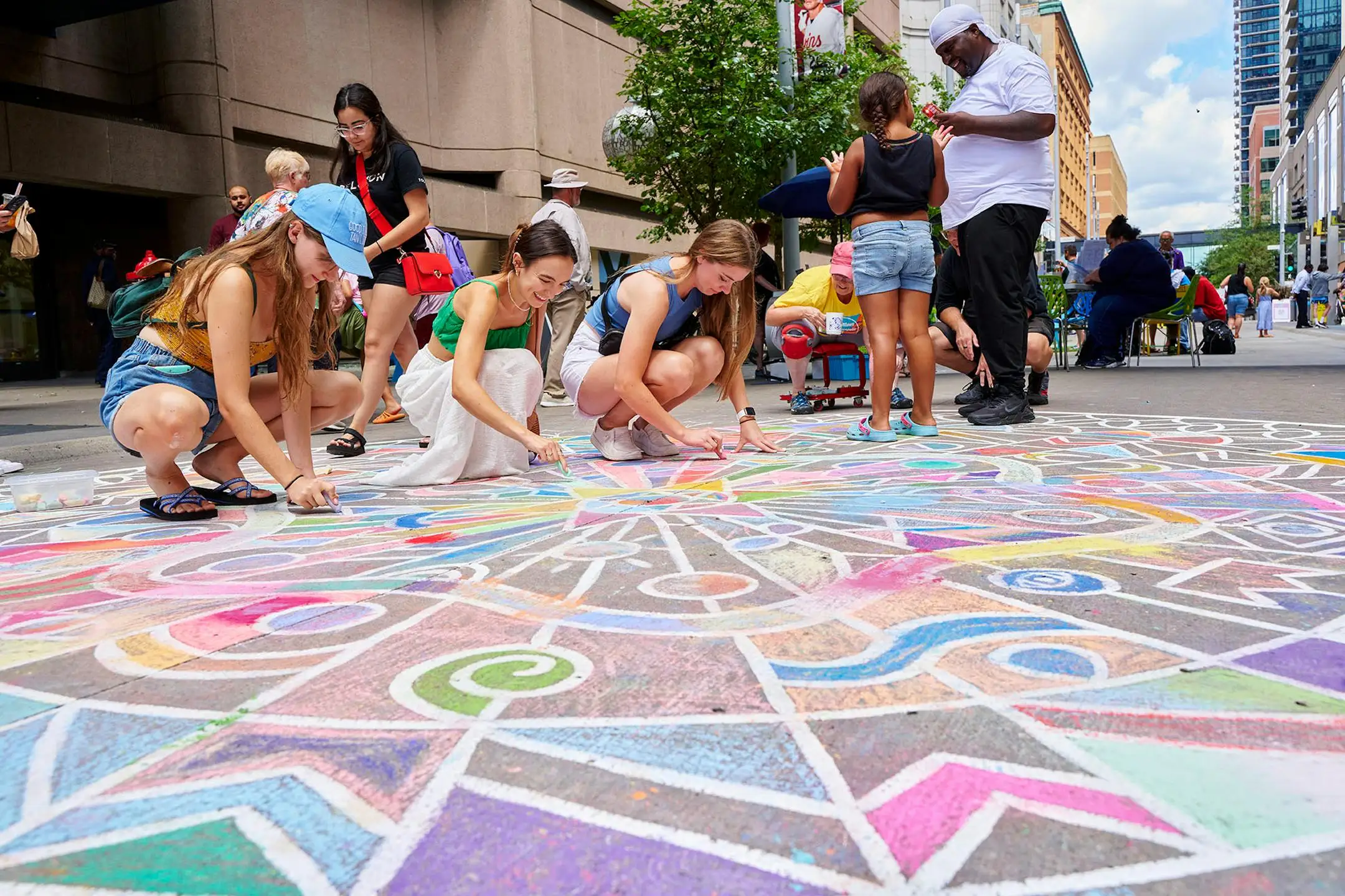 The Downtown Minneapolis Street Art Festival on August 12, 2023 in Minneapolis, Minnesota. Credit: Tony Nelson