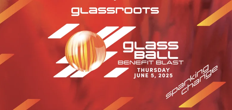 flier for the GlassRoots GlassBall 2025