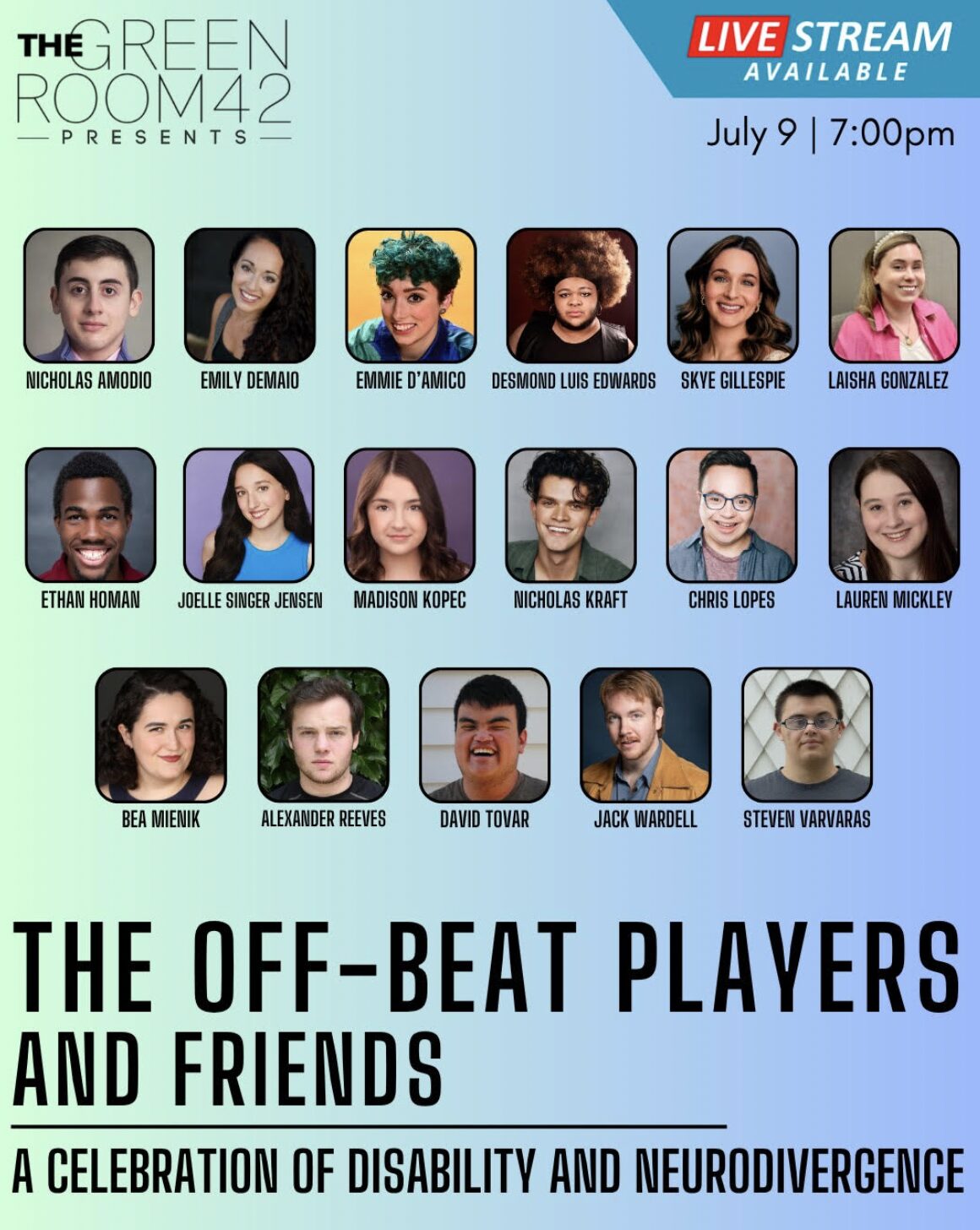 The Off-Beat Players to Make New York City Concert Debut