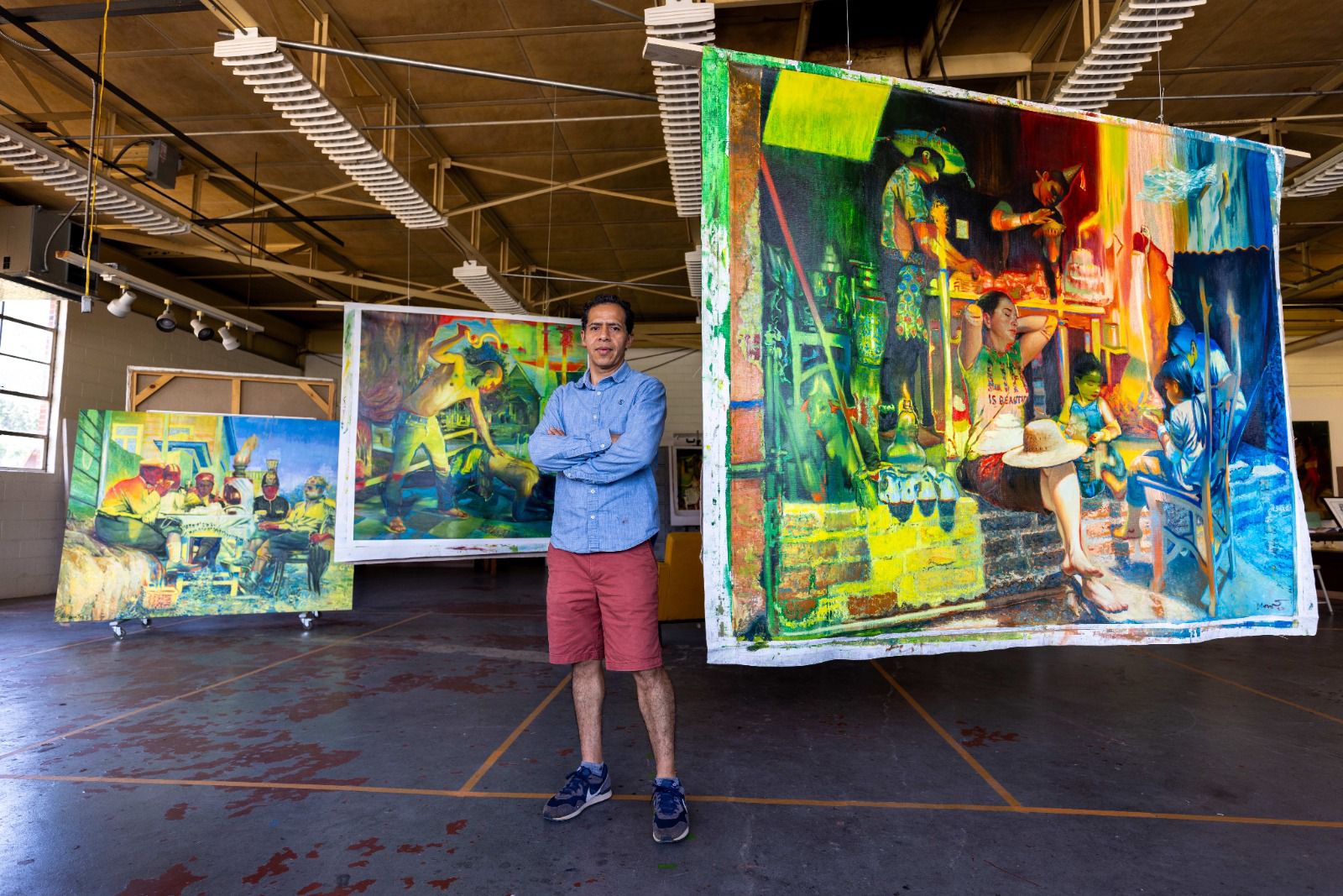 NSU artist continues to grow creatively and professionally aided by grants and support funds