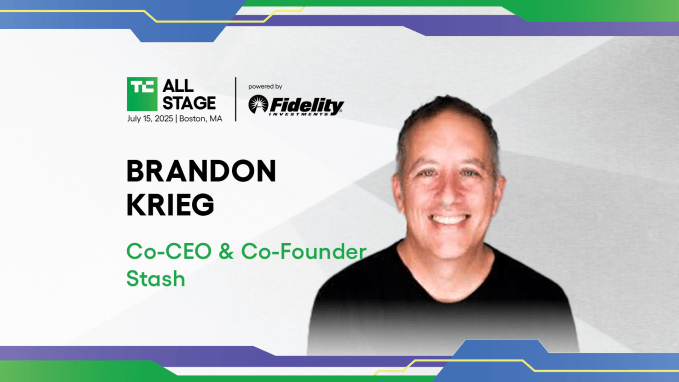 From $5 to financial empowerment: Why Stash co-founder Brandon Krieg is a must-see at TechCrunch All Stage 2025