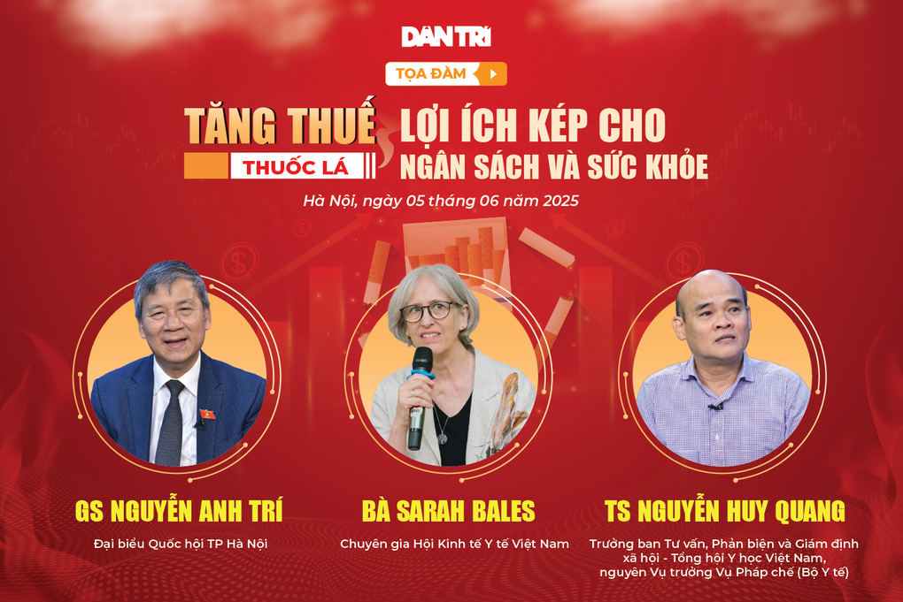 Tọa đàm: Tăng thuế thuốc lá – Lợi ích kép cho ngân sách và sức khỏe