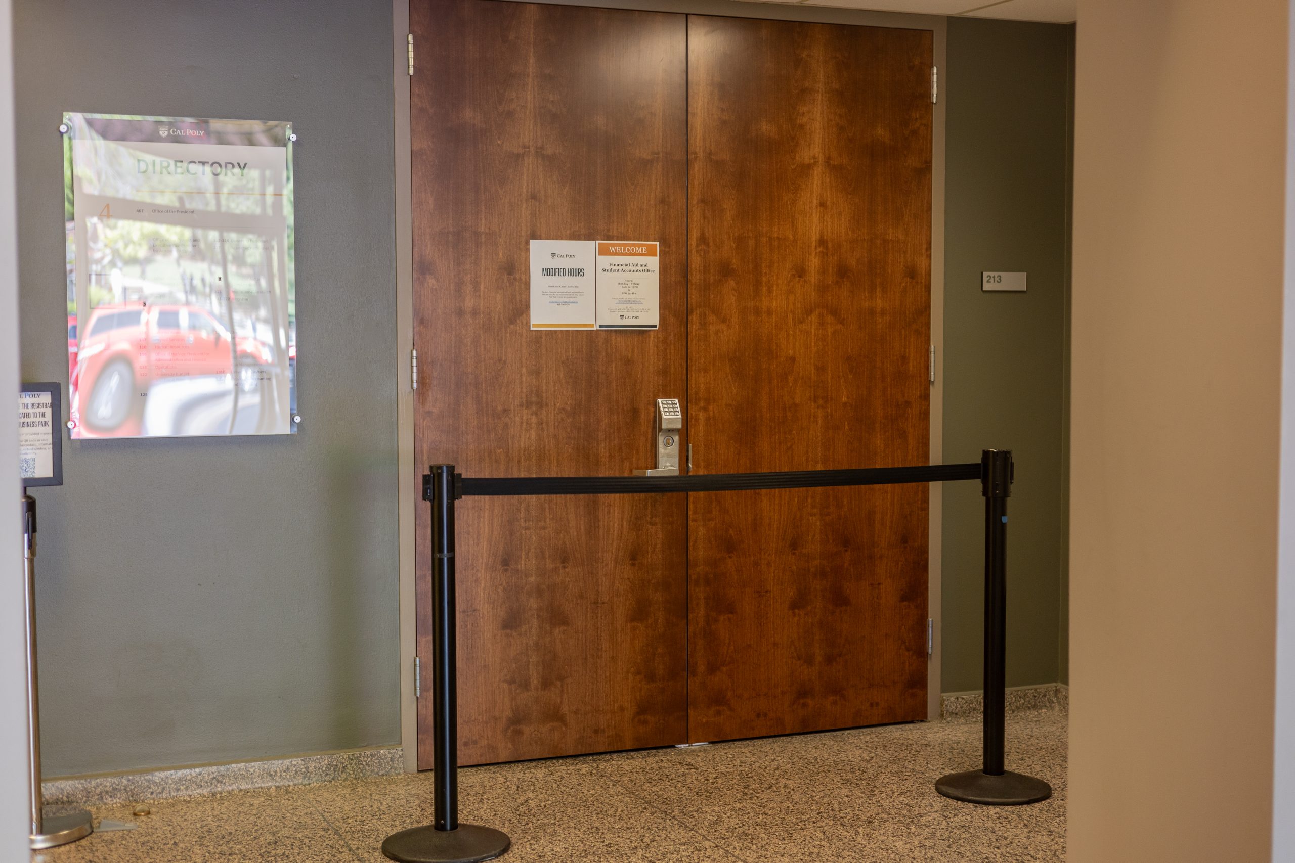 Pro-Palestinian protesters vandalize financial aid office