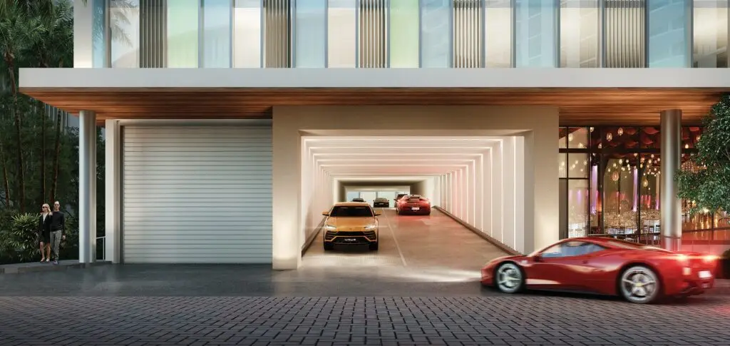 EEvery residenceid comes withi h two elevatedl d parkingki spaces positionedi i d 15 to 30 ffeet aboveb FEMA guidelines.id li