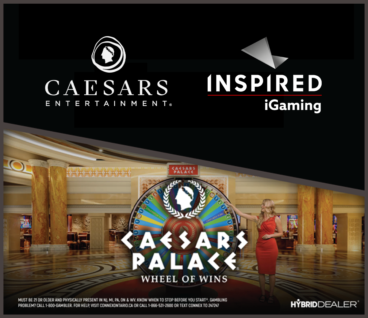 Inspired Entertainment Builds on NJ Success with Launch of Caesars Palace Wheel of Wins™ in Michigan and Ontario
