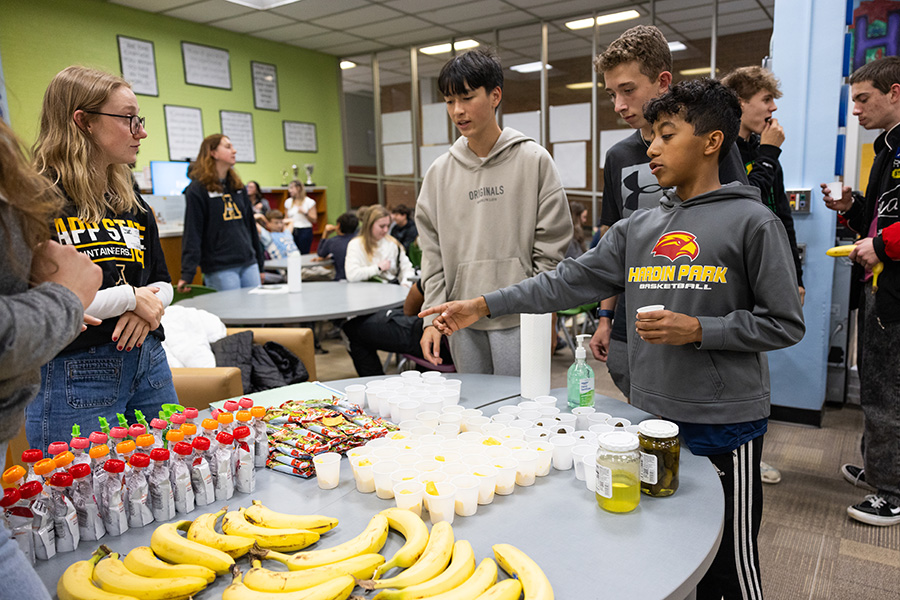 App State nutrition students empower Watauga’s young athletes to use food as fuel for athletic performance