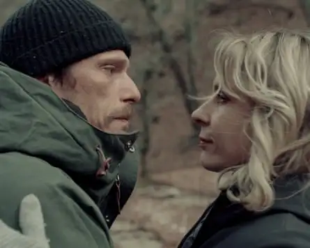 Elena Radonicich and Matteo Martari in Pale Mountains.