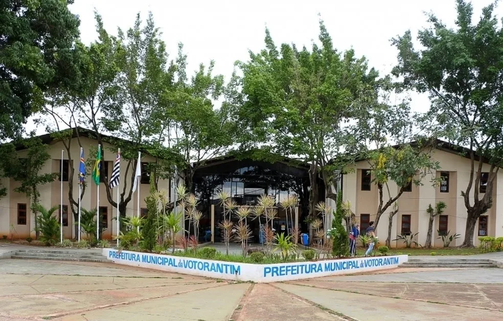 Fachada da Prefeitura de Votorantim (SP) — Foto: Prefeitura de Votorantim/Divulgação