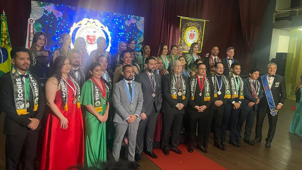 Ícones da Amazônia homenageados pela Câmara Brasileira de Cultura — Foto: Arquivo pessoal