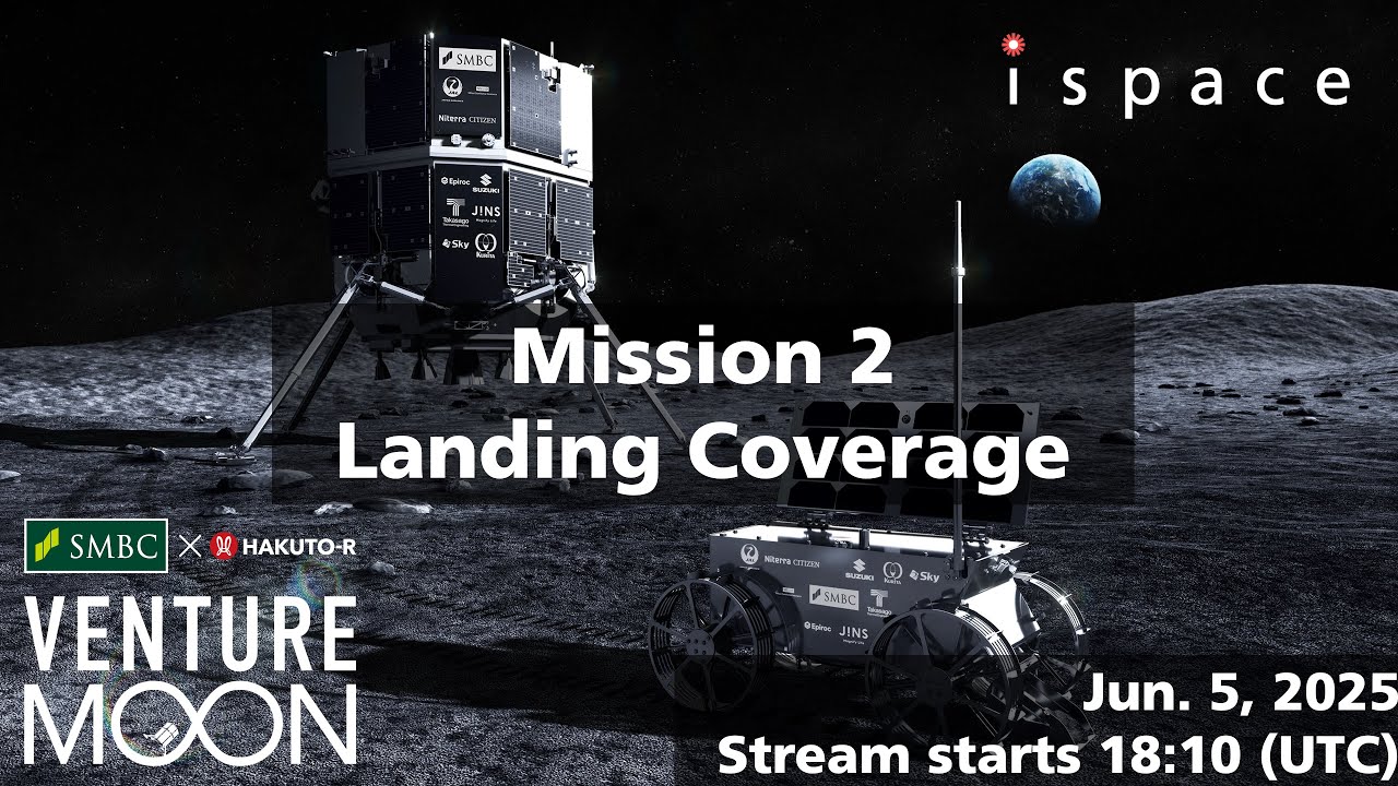 Japanese company ispace will attempt historic moon landing on June 5