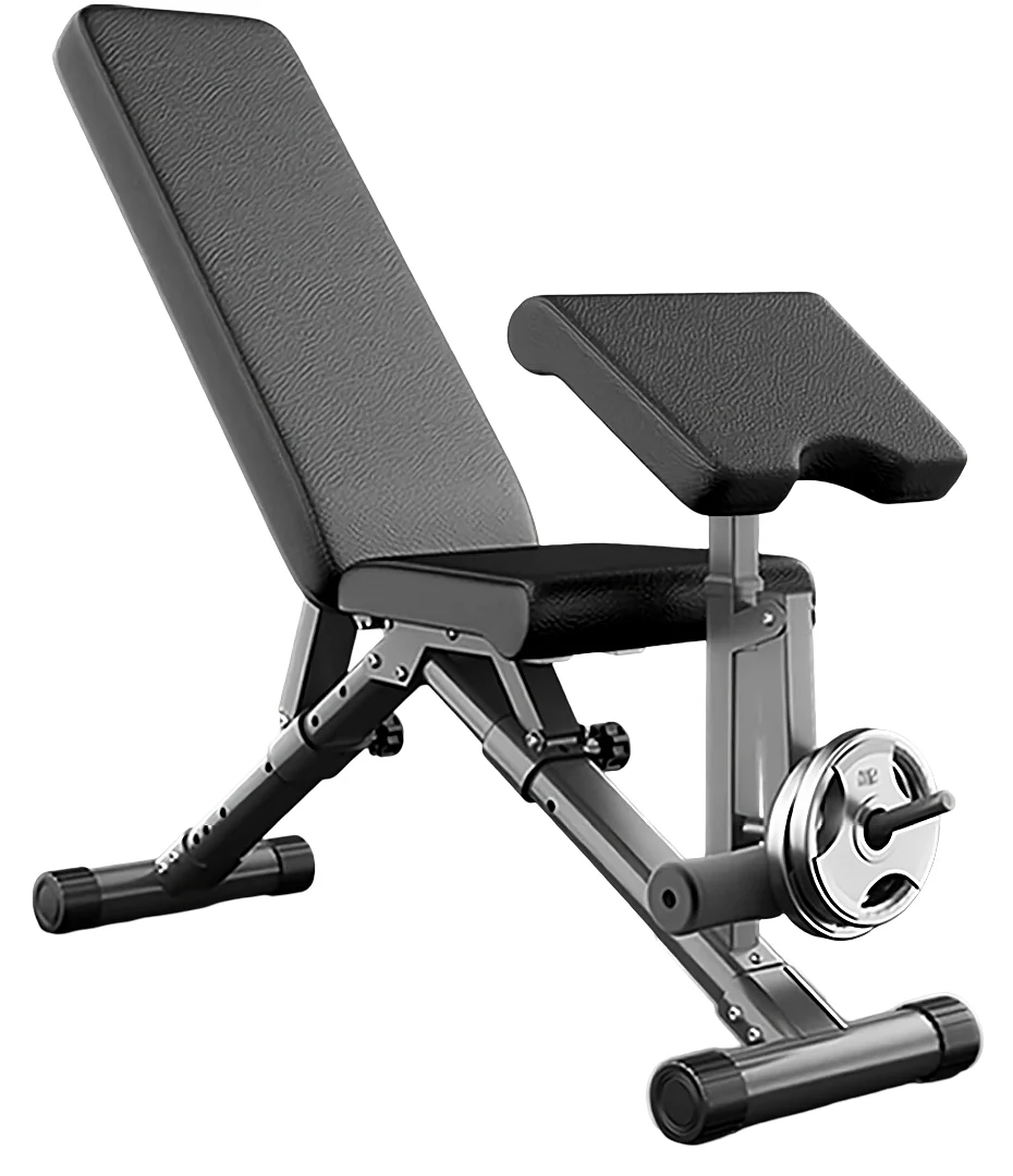 Adjustable Weight Bench With Leg Extension and Barbells Sets Revealed by Strongway Gym Supplies UK for Home Fitness Setup